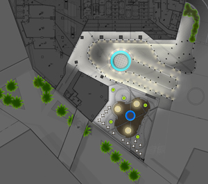 Peter Sheard CMLI - Landscape Design - KAFD Plots 4.05 & 5.01, Riyadh, Saudi Arabia