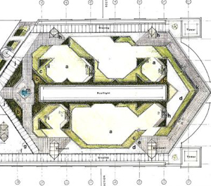 Peter Sheard CMLI - Landscape Design - Cannon Street Roof Garden, London