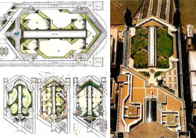 Peter Sheard CMLI - Landscape Design - Cannon Street Roof Garden, London.